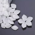 thumbnail image 1 of U8MO 10pcs 13x9mm Flora Petal Shape Lampwork Crystal Glass Loose Pendants Beads-22# Jade White, 1 of 7