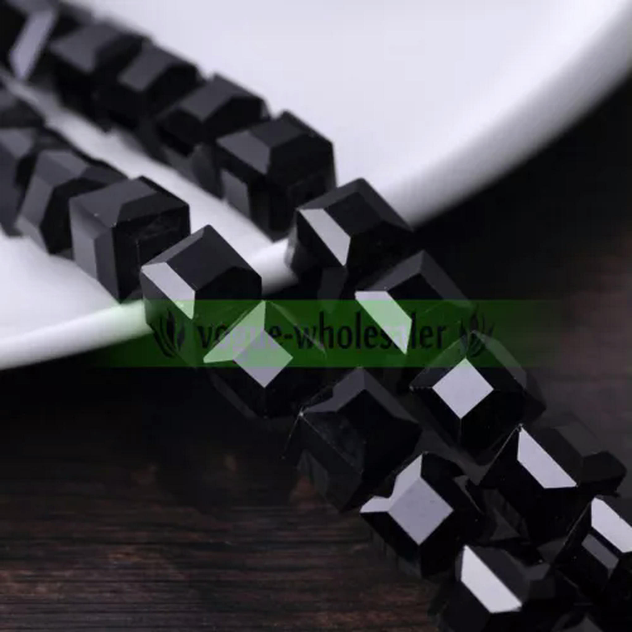Cubic Crystal Glass Loose Beads Jewelry Diy Making Spacer - Philippines