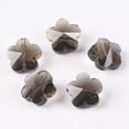 thumbnail image 1 of U8MO 10pcs 14mm Flower Faceted Crystal Glass Loose Spacer Beads DIY Jewelry Making-Gray, 1 of 6