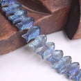 thumbnail image 1 of U8MO 10pcs 15x8mm Glossy Fish Shape Crystal Glass Loose Beads For Jewelry Making-Blue, 1 of 4