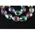 thumbnail image 1 of U8MO 10pcs 18x13mm 24x17mm Teardrop Faceted Crystal Glass Loose Beads Jewelry Making-Rose Green-18x13mm, 1 of 4