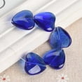 thumbnail image 1 of U8MO 10pcs 20mm Heart Shape Glossy Crystal Glass Loose Beads For Jewelry Making DIY-Deep Blue, 1 of 6