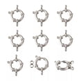 thumbnail image 1 of U8MO 10pcs 304 Stainless Steel Spring Ring Clasps Close Ring Jewelry Making 23x14mm, 1 of 7