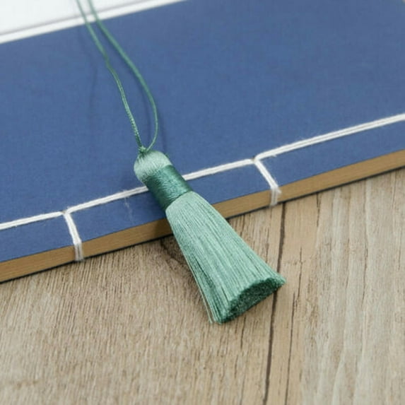 U8MO 10pcs 5cm Tassel Trim Craft Tassels Pendant for Jewelry Making necklace earrings-Chou-heung green-10pcs