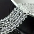 thumbnail image 1 of U8MO 10pcs 8mm 10mm 12mm 14mm Cylinder Crystal Glass Loose Beads for Jewelry Making-Clear-8mm, 1 of 5