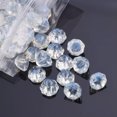 thumbnail image 1 of U8MO 10pcs Lotus Pod Shape 10mm Crystal Lampwork Glass Loose Beads for Jewelry Making-17# Opal White, 1 of 9