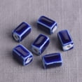 thumbnail image 1 of U8MO 10pcs Rectangle Cuboid Shape 12x8mm Flambed Glazed Enamal Ceramic Porcelain Bead-13#, 1 of 6