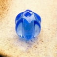 thumbnail image 1 of U8MO 10pcs Round Plicated 8mm 10mm 12mm Lampwork Glass Loose Beads for Jewelry Making-Blue-12mm, 1 of 6