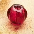 thumbnail image 1 of U8MO 10pcs Round Plicated 8mm 10mm 12mm Lampwork Glass Loose Beads for Jewelry Making-Purplish Red-12mm, 1 of 6