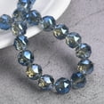 thumbnail image 1 of U8MO 10pcs Triangular Colorful Round 6/8/10mm Ball Faceted Crystal Glass Loose Beads-8mm 20pcs-Grayish Blue, 1 of 6