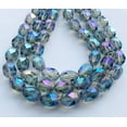 thumbnail image 1 of U8MO 10x12mm Faceted Pretty AB Blue Crystal Quartz Loose Beads 14", 1 of 1