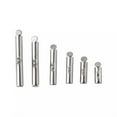 thumbnail image 1 of U8MO 120pc Mixed Iron Slide On End Clasp Tubes Crimp Slider End Caps Platinum 13~30mm, 1 of 9