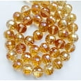 thumbnail image 1 of U8MO 14mm Pretty Faceted Orange Crystal Quartz Round Loose Beads 14pcs, 1 of 6