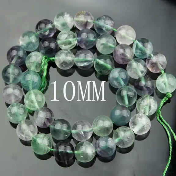 U8MO 15" Strand Natural Fluorite Stone Gemstone Beads lot 4mm 6mm 8mm 10mm 12mm-10mm