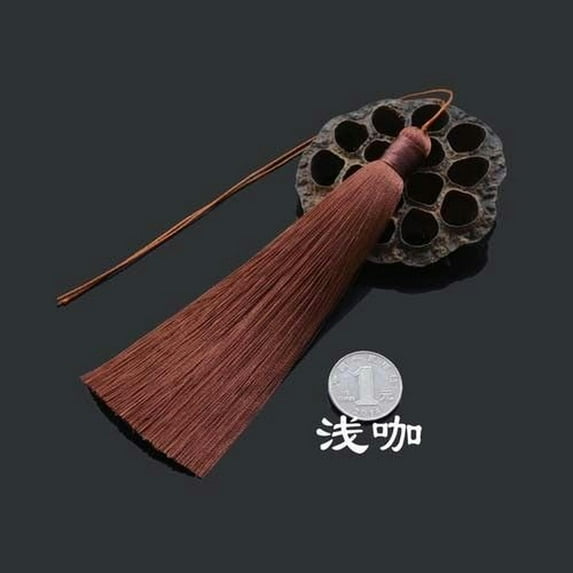 U8MO 15cm Ice Silk Tassel Car Pendant Tassels Jewelry Making DIY 39 Colors Option-20#