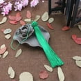 thumbnail image 1 of U8MO 15cm Pineapple Cap Polyester Tassel Trim Craft Jewelry Making DIY Pendant Tassel-4# green, 1 of 7