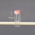 thumbnail image 1 of U8MO 15ml ~ 60ml Cork Stopper Glass Vial Jars Test Tube Bottle Crafts Diameter 30 mm-12# 25ml Plastic (pink/black/w..., 1 of 9