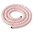 thumbnail image 1 of U8MO 17.7" Handmade Polymer Clay Beads Disc Heishi Beads Loose Spacer Crafting 6x1mm-Pink, 1 of 8