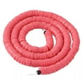 thumbnail image 1 of U8MO 17.7" Handmade Polymer Clay Beads Disc Heishi Beads Loose Spacer Crafting 6x1mm-Salmon, 1 of 8