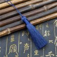 thumbnail image 1 of U8MO 2/10X 3'' Tassel Trim Craft Tassels Pendant Jewelry Earrings Necklace DIY Accs-15# navy-10pcs, 1 of 9