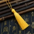 thumbnail image 1 of U8MO 2/10X 3'' Tassel Trim Craft Tassels Pendant Jewelry Earrings Necklace DIY Accs-19# golden yellow-10pcs, 1 of 9