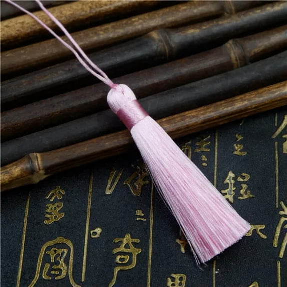 U8MO 2/10X 3'' Tassel Trim Craft Tassels Pendant Jewelry Earrings Necklace DIY Accs-4# Pink-10pcs