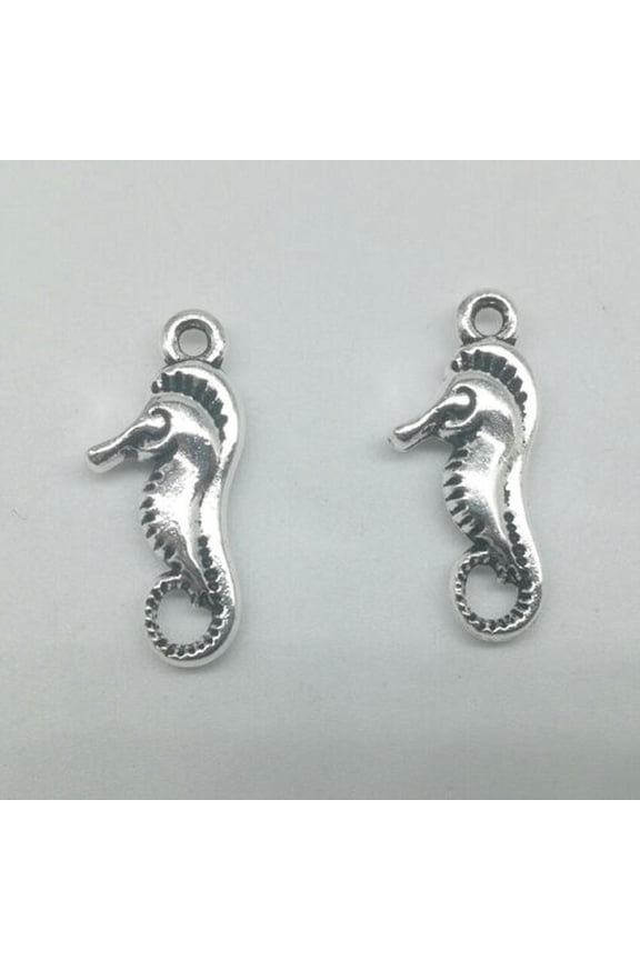 20/50pc hippocampus antique silver charms pendants jewelry marking DIY 23*10mm-20pcs
