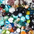 thumbnail image 1 of U8MO 20 Lampwork Glass Beads Flat Coin Swirl Assorted Lot 4mm-20mm Mixed Set Supplies, 1 of 1