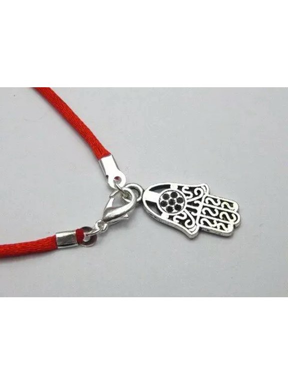 20 Red String Evil Eye Hamsa Hand "Star of David" Charms Good Luck Bracelets-D: Eye "Star of David" Charm
