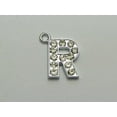 thumbnail image 1 of U8MO 20 Silver Alloy Rhinestone Alphabet Letter "A-Z" Charms Pendant Jewelry Making-R, 1 of 9