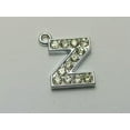 thumbnail image 1 of U8MO 20 Silver Alloy Rhinestone Alphabet Letter "A-Z" Charms Pendant Jewelry Making-Z, 1 of 9