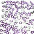 thumbnail image 1 of U8MO 2000 Crystal Acrylic Faceted Round Flatback Rhinestone Glue on Gems 3mm 12ss-Purple, 1 of 8