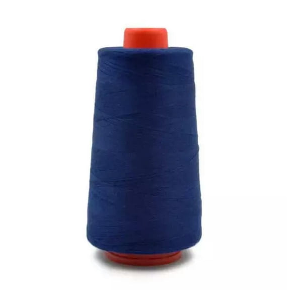 U8MO 2000 Yards 100D/2 Nylon Sewing Thread Sew Supplies fit Overedger Serger Machine-Navy Blue