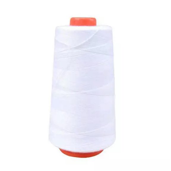 U8MO 2000 Yards 100D/2 Nylon Sewing Thread Sew Supplies fit Overedger Serger Machine-White