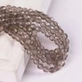 thumbnail image 1 of U8MO 200pcs 3mm Round Faceted Sphere Crystal Glass Ball Loose Spacer Crafts Beads Lot-Gray (Light Brown), 1 of 9