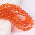 thumbnail image 1 of U8MO 200pcs 3mm Round Faceted Sphere Crystal Glass Ball Loose Spacer Crafts Beads Lot-Orange, 1 of 9