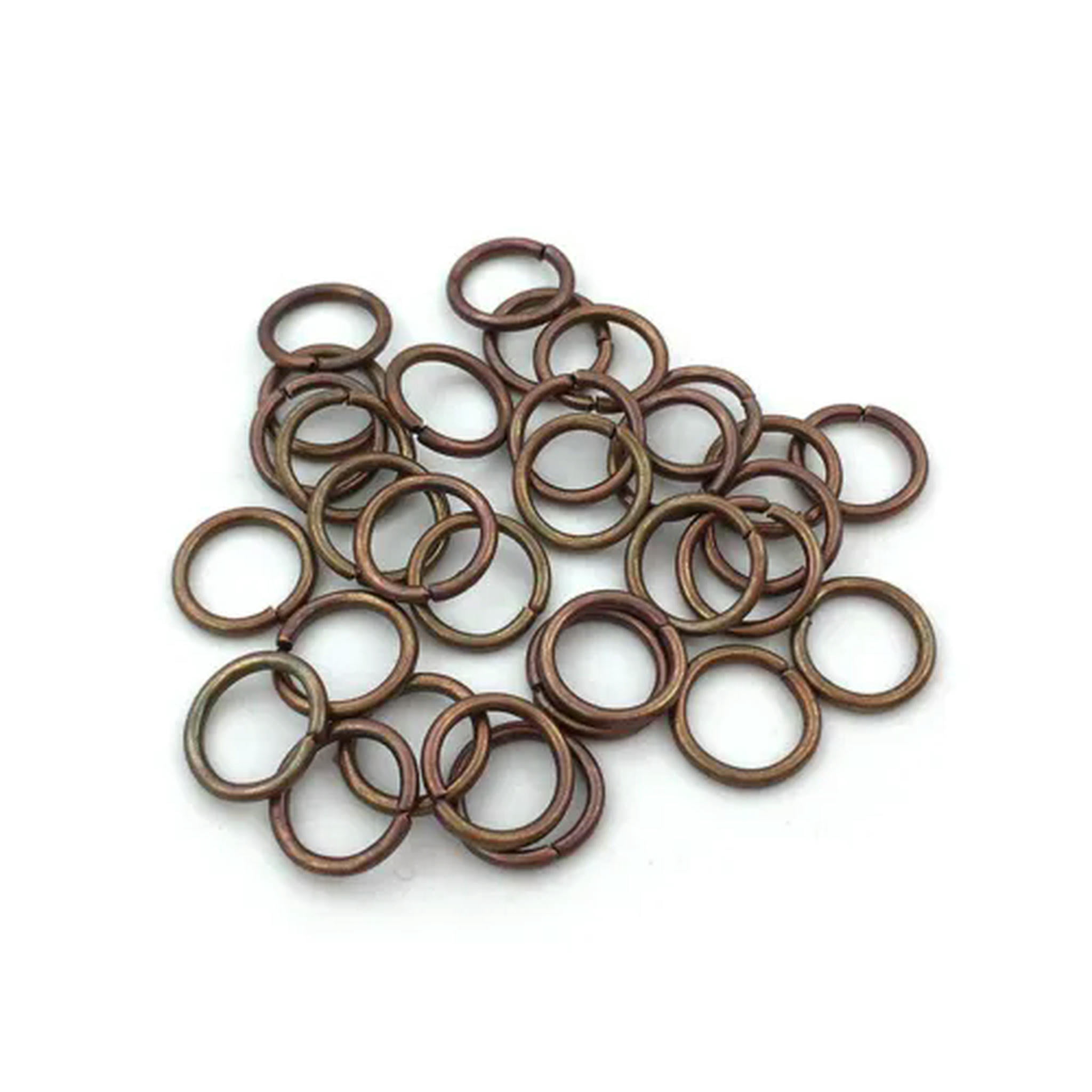 Loop Ring With Thread U8MO 200pcs DIY Open Single Loops Jump Rings Split Ring for jewelry ...