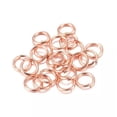 thumbnail image 1 of U8MO 200pcs DIY Open Single Loops Jump Rings Split Ring for jewelry making Connectors-Rose gold-4mm - 200pcs, 1 of 8