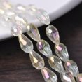 thumbnail image 1 of U8MO 20pcs 15x10mm Teardrop Faceted Crystal Glass Losse Beads Bulk Wholesale Lot-113# Yellow Colorized, 1 of 5
