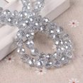 thumbnail image 1 of U8MO 20pcs 8mm Crystal Glass Faceted Teardrop Ball Loose Craft Spacer Beads Jewelry-Grayish Light Blue, 1 of 9