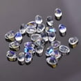 thumbnail image 1 of U8MO 20pcs 9x6mm Small Teardrop Shape Crystal Glass Loose Top Drilled Pendants Beads-Clear AB, 1 of 4