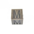 thumbnail image 1 of U8MO 20pcs Alphabet Letters Antique Bronze Charm Big Hold Beads Fit European Bracelet-M, 1 of 6