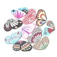 thumbnail image 1 of U8MO 20pcs Colorful Handmade Polymer Clay Wing Pendants Mini Charms Craft 26~29mm, 1 of 3