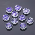thumbnail image 1 of U8MO 20pcs Four Leaf Clover Shape 10mm Lampwork Glass Loose Beads For Jewelry Making-Clear AB, 1 of 3