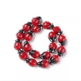 thumbnail image 1 of U8MO 20pcs Red Handmade Lampwork Ladybug Beads Mini Loose Spacer Beads Craft 12~14mm, 1 of 7