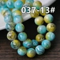 thumbnail image 1 of U8MO 20pcs Round 10mm Coated Opaque Glass Loose Beads lot for Jewelry Making Findings-037-13#, 1 of 9