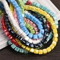thumbnail image 1 of U8MO 20pcs Shiny Glazed 6mm 8mm 10mm Cube Ceramic Porcelain Loose Beads DIY Jewelry-Random Mixed-6x6mm, 1 of 5
