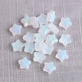 thumbnail image 1 of U8MO 20pcs Small Stars 8mm Lampwork Crystal Glass Loose Beads Lot for Jewelry Making-Matte AB, 1 of 4
