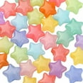 thumbnail image 1 of U8MO 250x Acrylic Star Spacer Beads for Bracelet Necklace Jewelry Making DIY Craft, 1 of 6