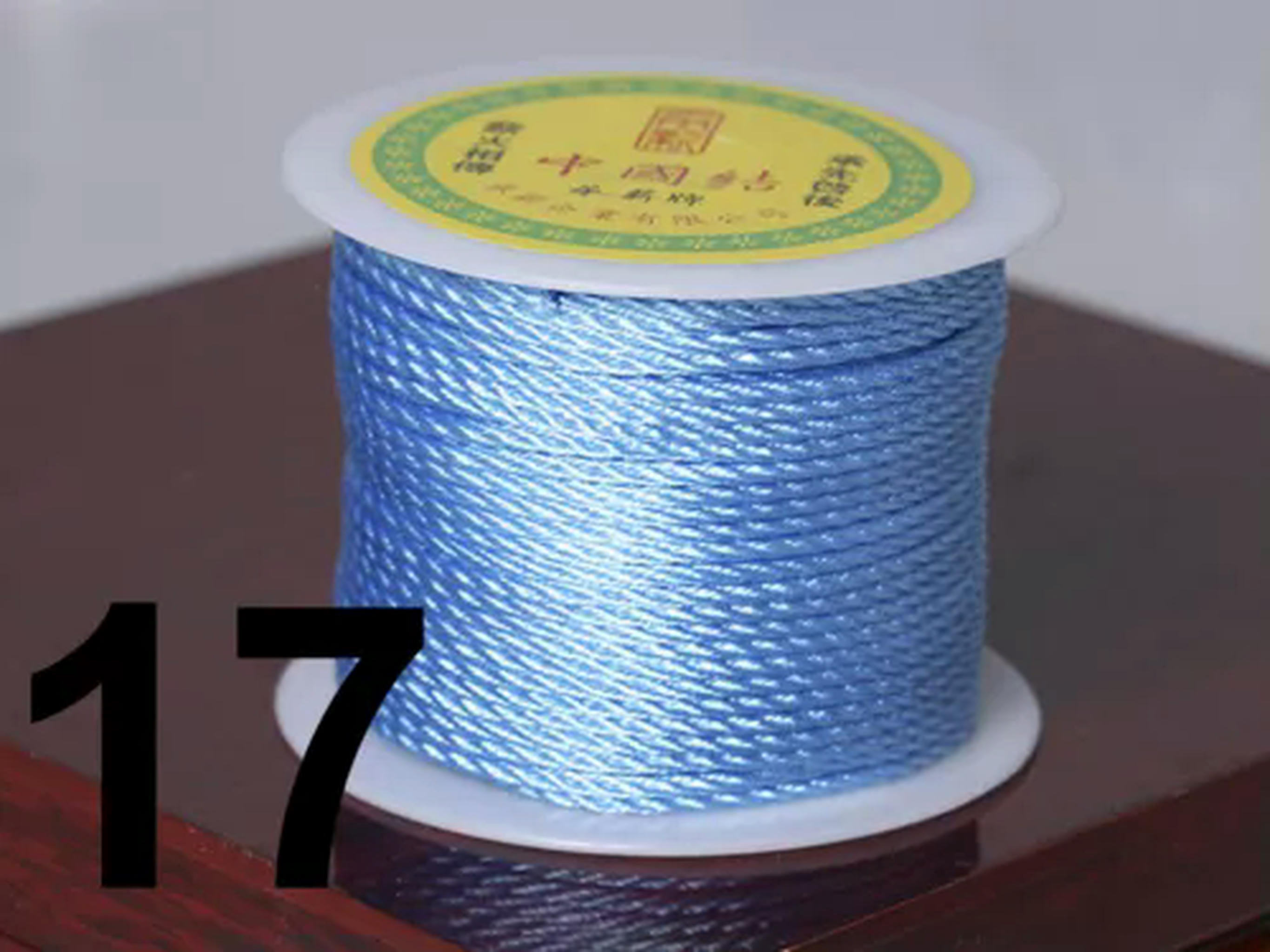 U8MO 25Meter Nylon String Chinese Satin Silk Braided Cord 3mm Love ...